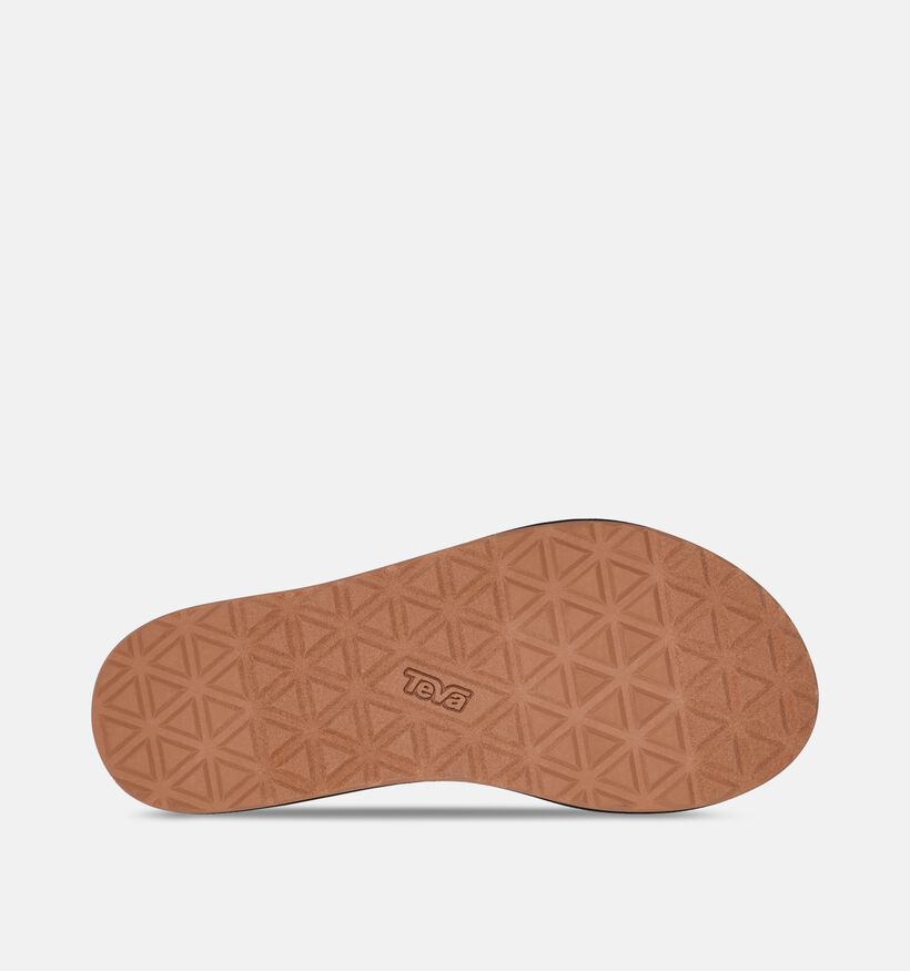 Teva Original Universal Sandales plates en Marron pour femmes (354698)