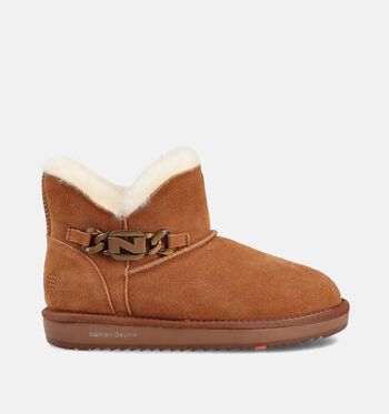 Nathan-Baume Pantoufles Cognac