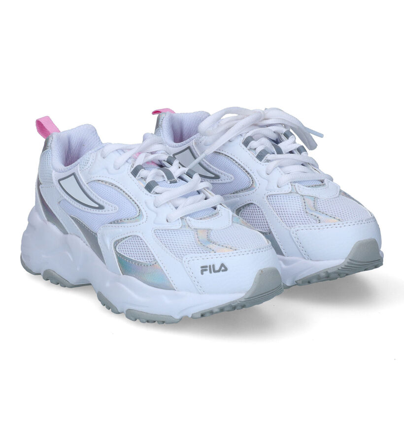 Fila Ray Tracer Baskets en Blanc pour filles (302769)