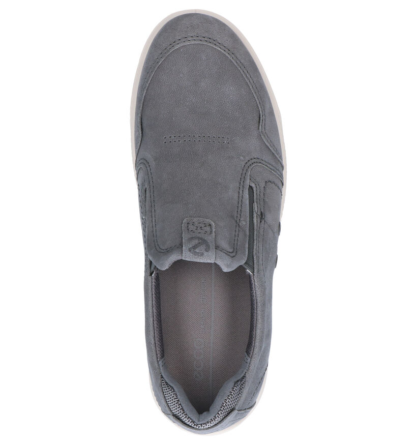 ECCO Chaussures slip-on en Gris foncé en nubuck (275347)