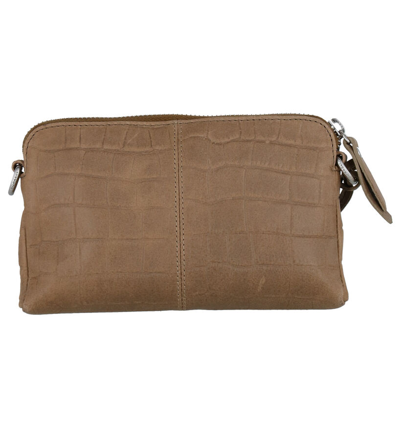Burkely Croco Caia Kaki Crossbody Tas in leer (297522)