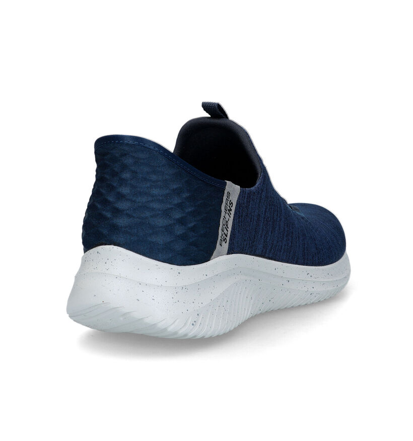 Skechers Ultra Flex Blauwe Slip-on Sneakers voor heren (319512) - geschikt voor steunzolen