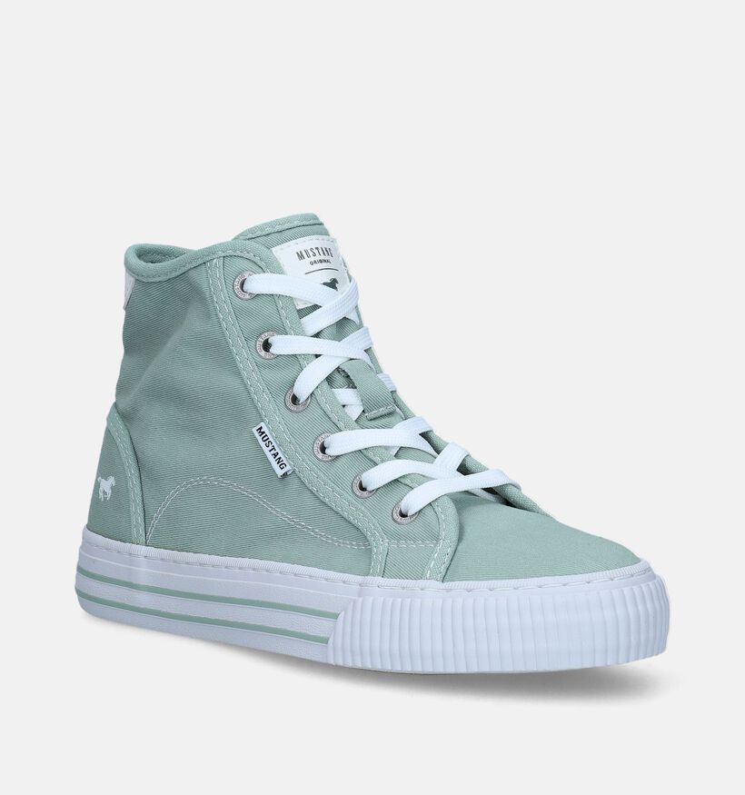 Mustang Groene Sneakers voor dames (336436)