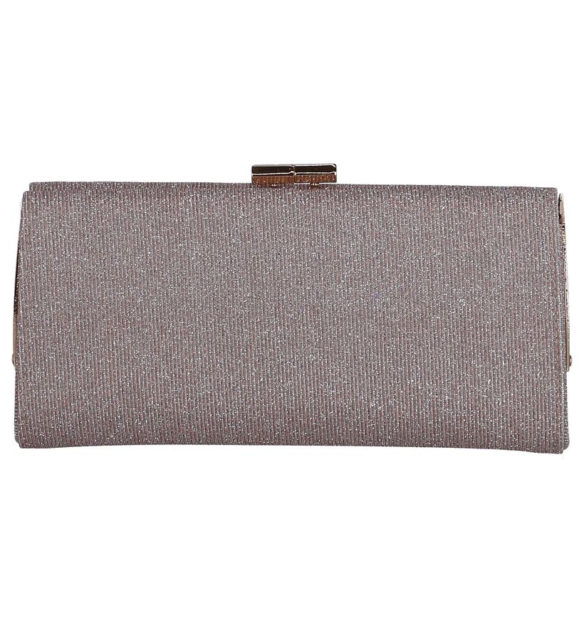 Zwarte Clutch Lotus Chicory in stof (244397)