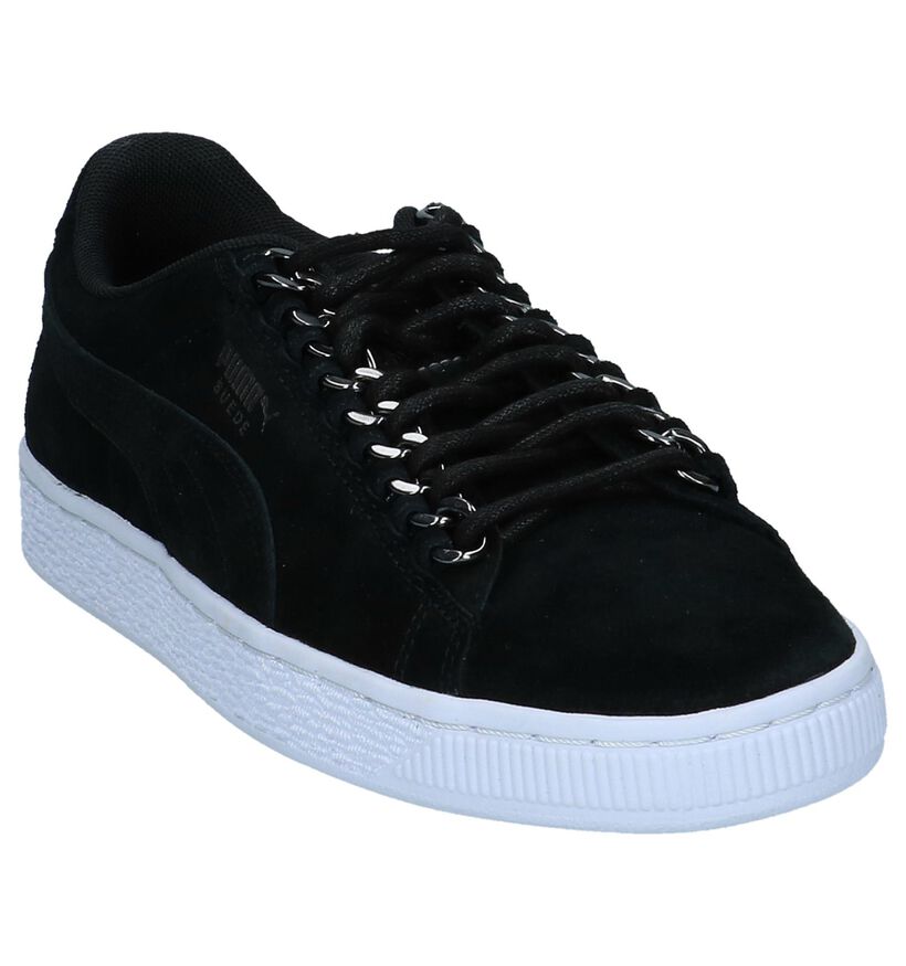 Sneakers Zwart Puma in daim (221659)