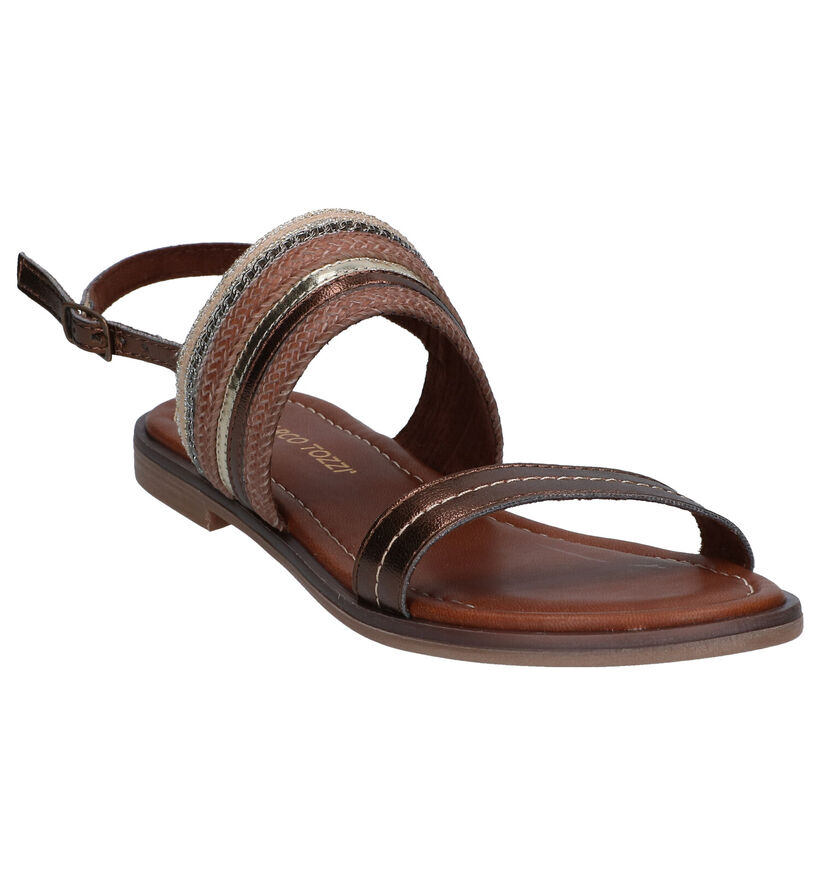 Marco Tozzi Bronzen Sandalen voor dames (289622)