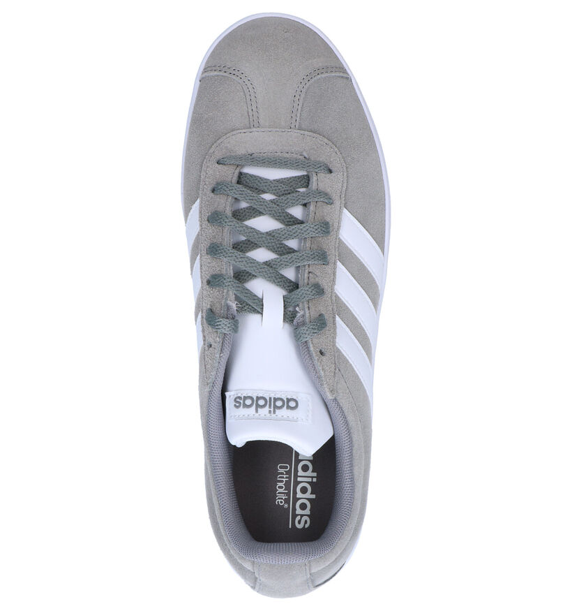 adidas VL Court 2.0 Baskets en Bordeaux pour hommes (326305) - pour semelles orthopédiques