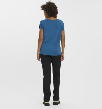 Vero Moda T-shirts Blauw/Bordeaux