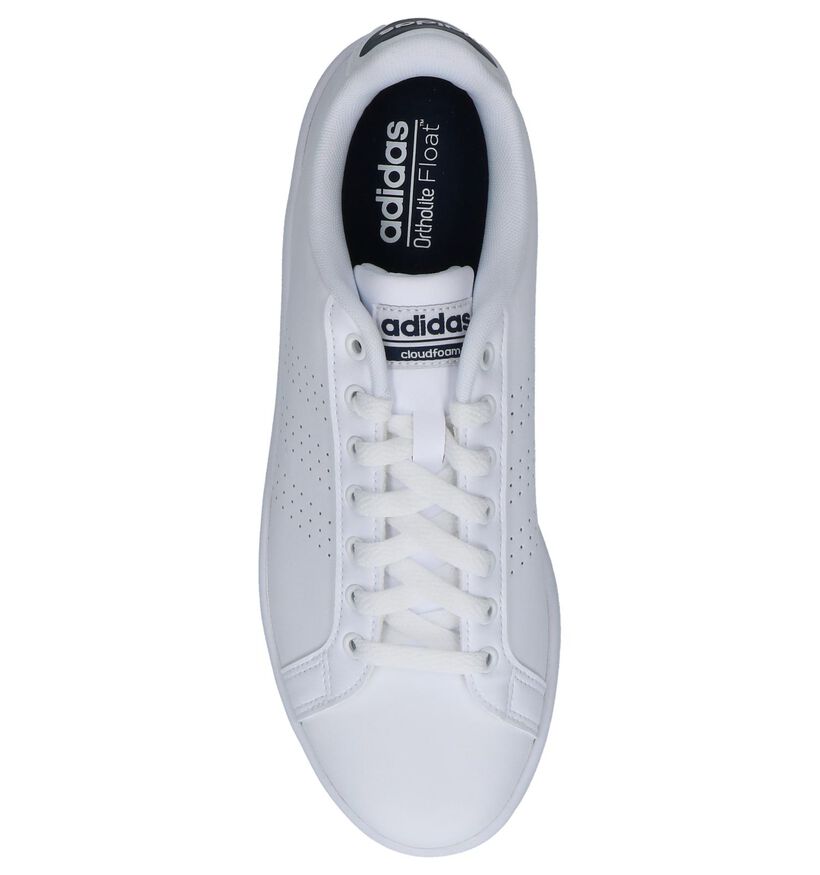 Witte Lage Geklede Sneakers adidas CF Advantage Clean, , pdp