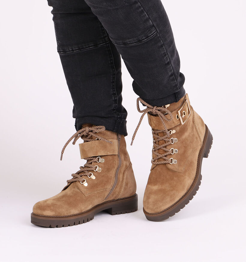 Gabor OptiFit Bottines en Beige en daim (297455)