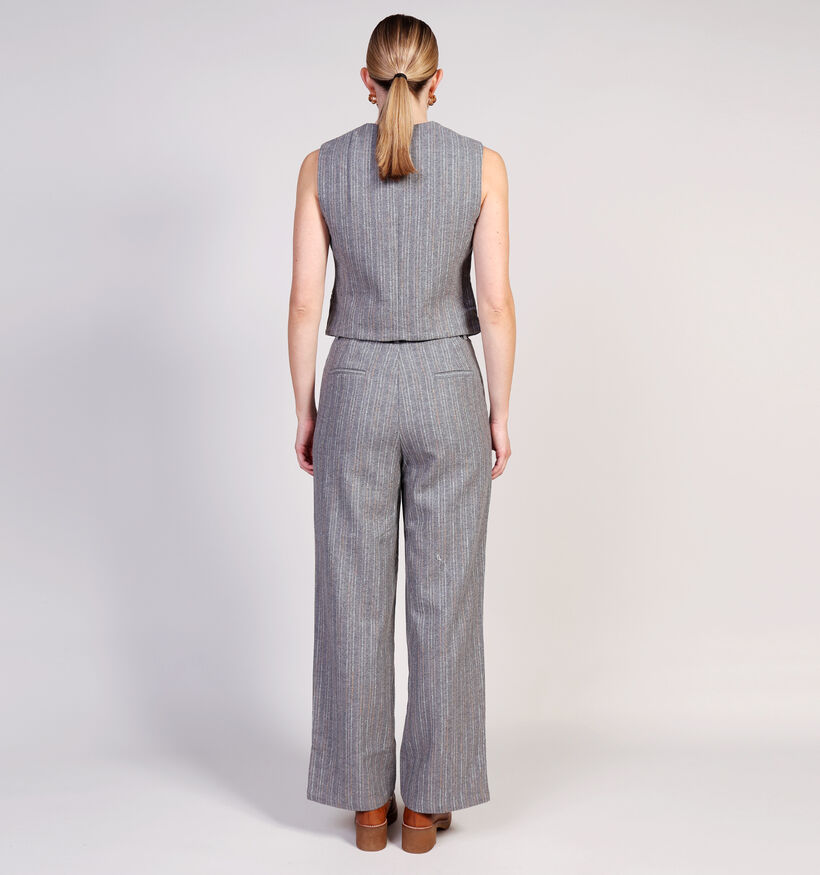 Orfeo Pantalon classiques en Gris pour femmes (364343)