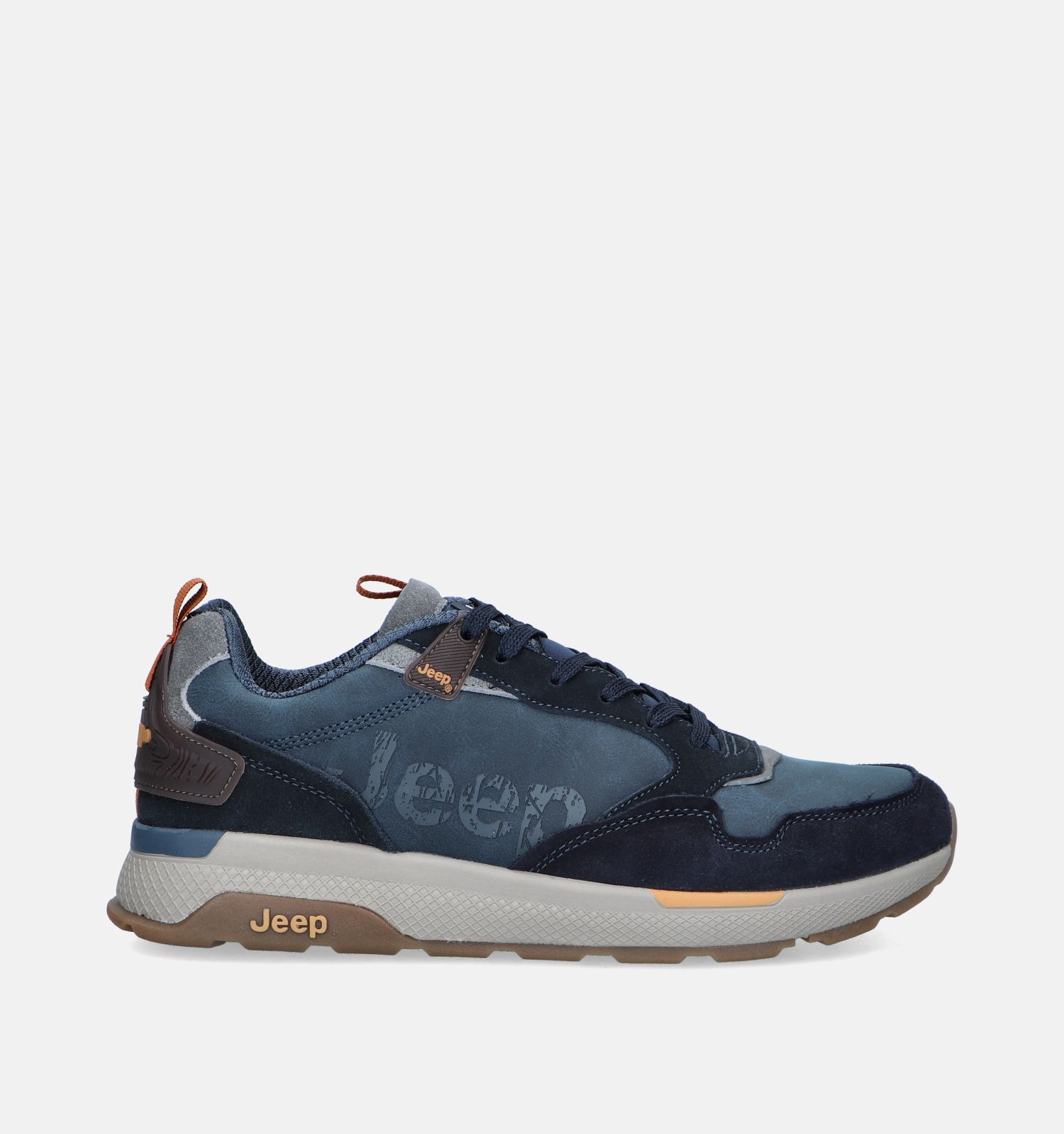 Jeep Ontario Blauwe Vetertschoenen Heren Lage schoenen Online op TORFS .BE