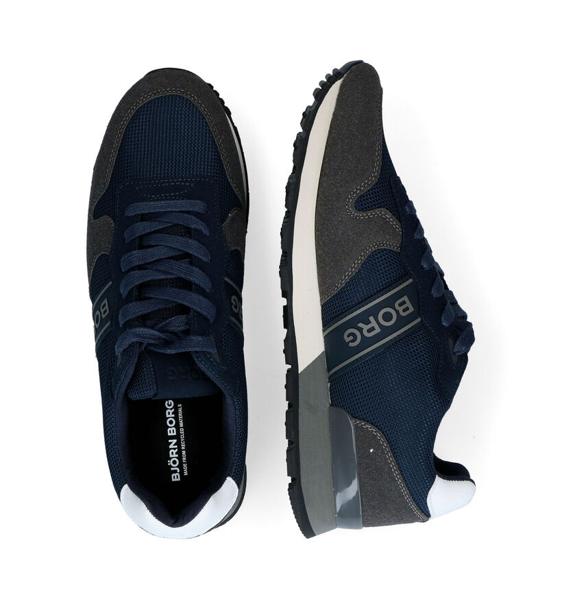 Björn Borg Baskets basses en Bleu foncé pour hommes (294602) - pour semelles orthopédiques