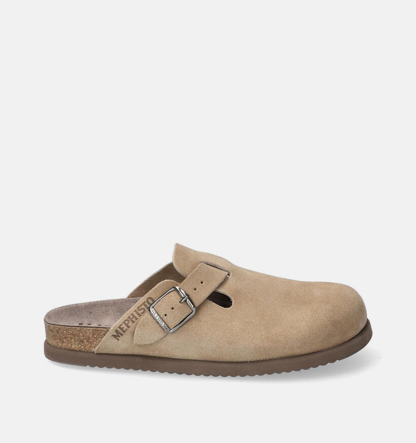 Mephisto Nathan Sandvel Donkerbeige Sandalen voor heren (370218)