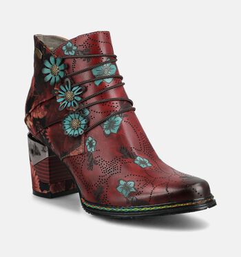 Laura Vita Bottines Rouge