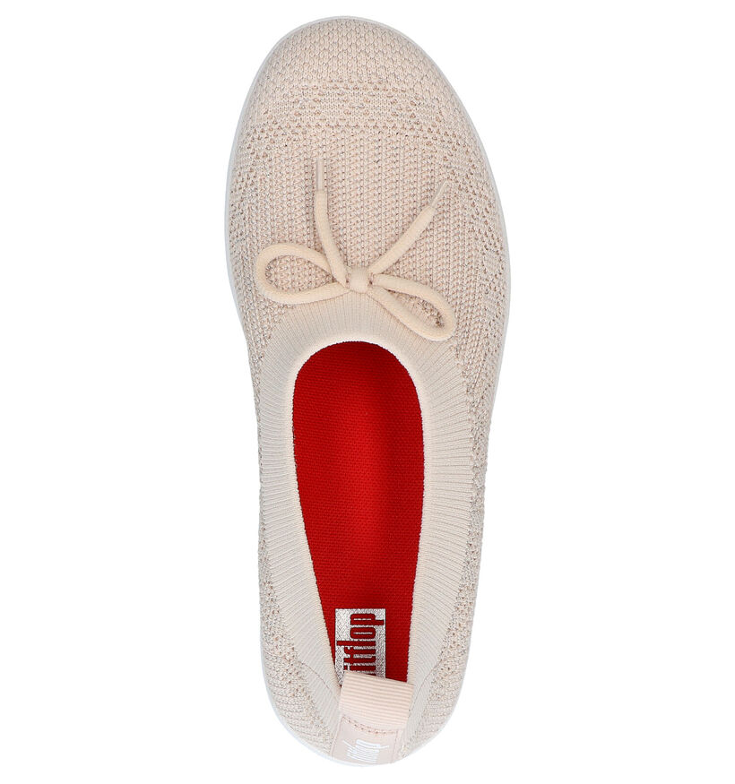 FitFlop Uberknit Roze Slip-on Sneakers in stof (267622)