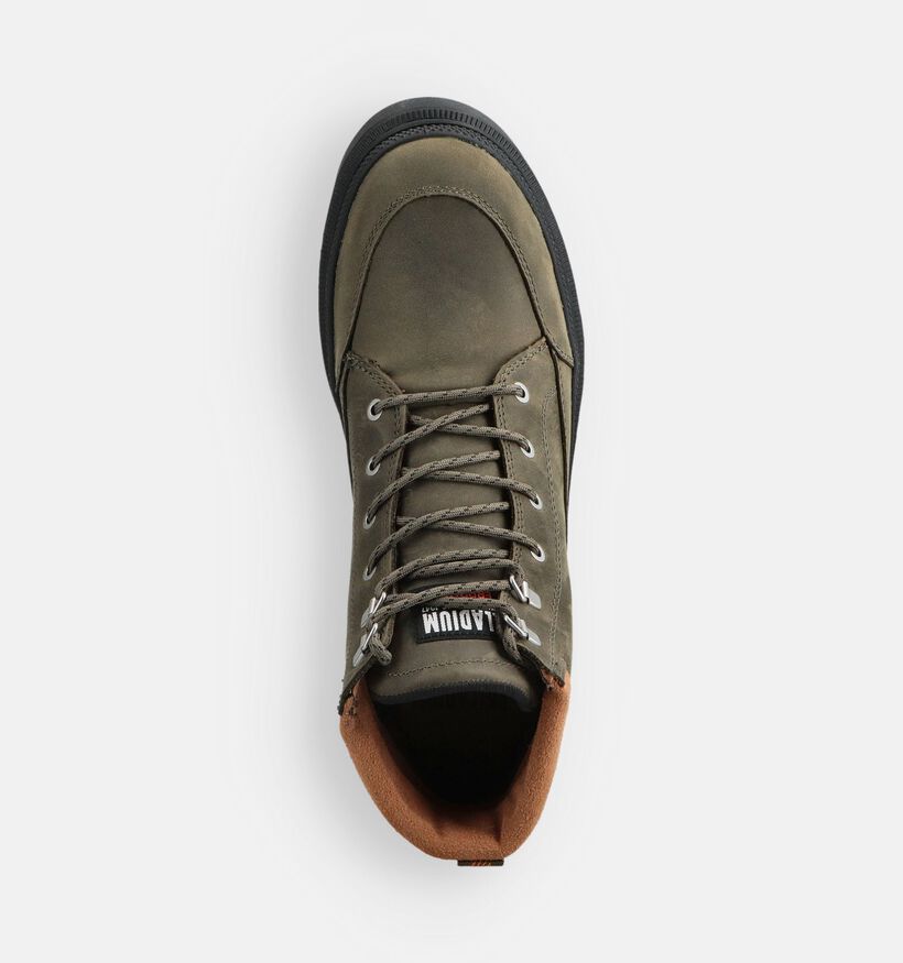Palladium Pallatroopercuff Boots à lacets en Vert kaki pour hommes (362107) - pour semelles orthopédiques
