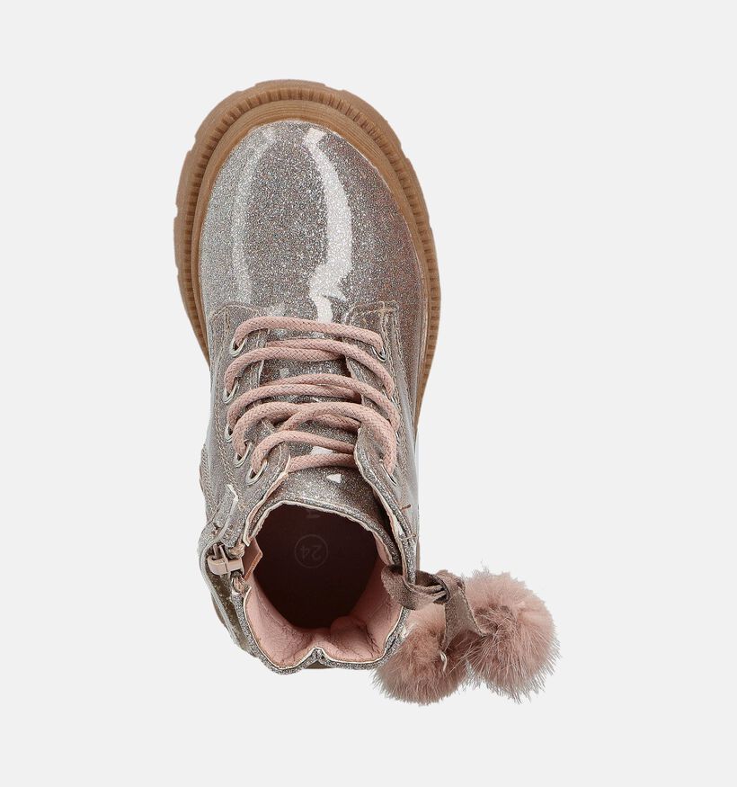 Milo & Mila Chaussures hautes en Argent pour filles (362973)