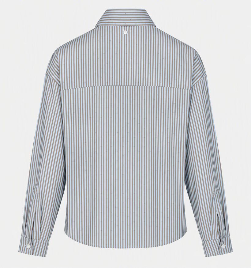 Deeluxe Original Holmy Blauw Gestreept Hemd voor dames (382276)
