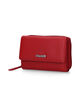 Euro-Leather Rode Overslagportemonnee voor dames (323997)