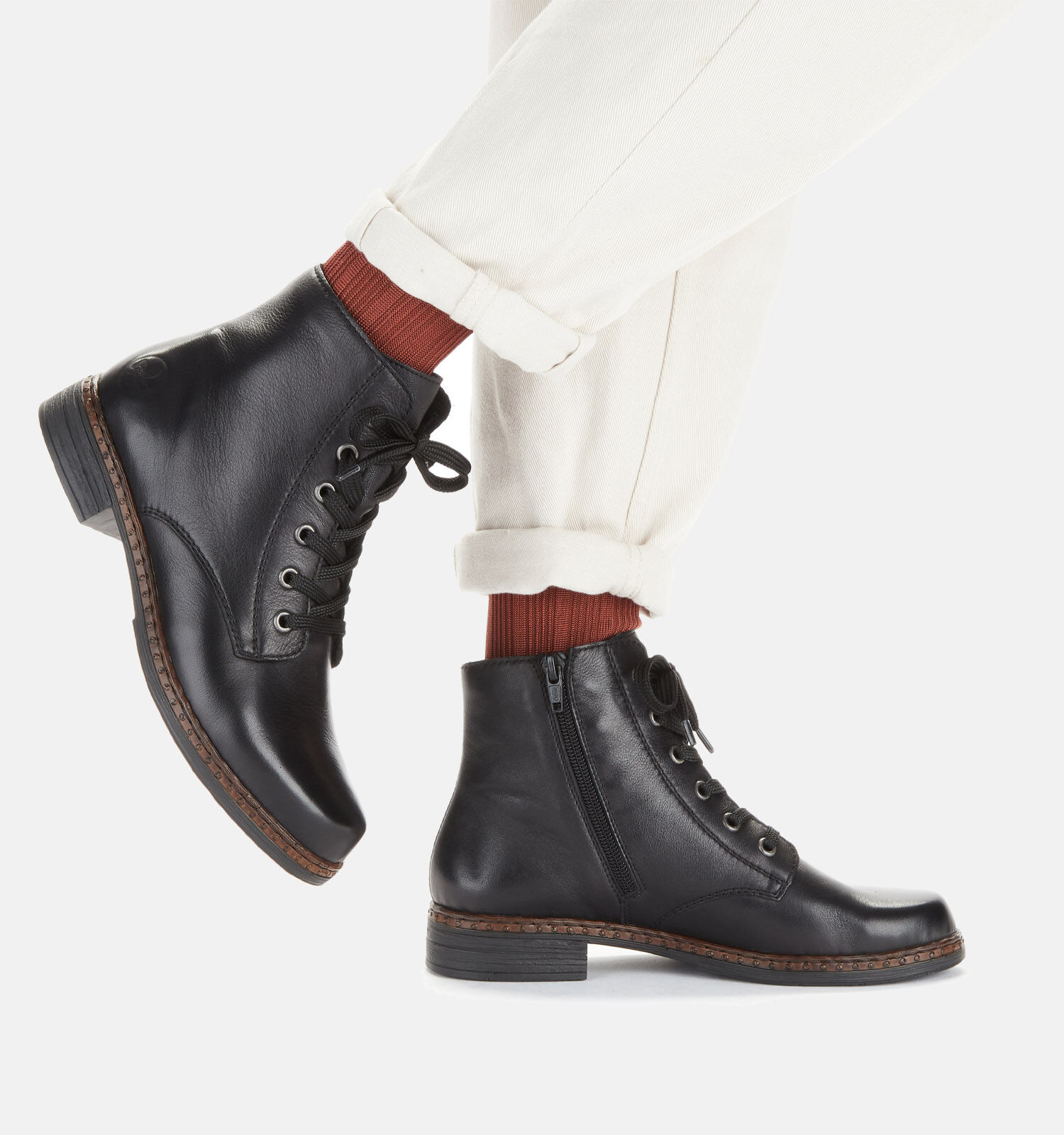Rieker bottines à lacets clearance