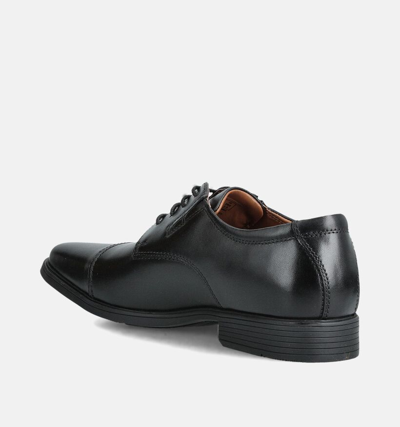 Clarks Tilden Cap Zwarte Geklede Schoenen voor heren (353891)