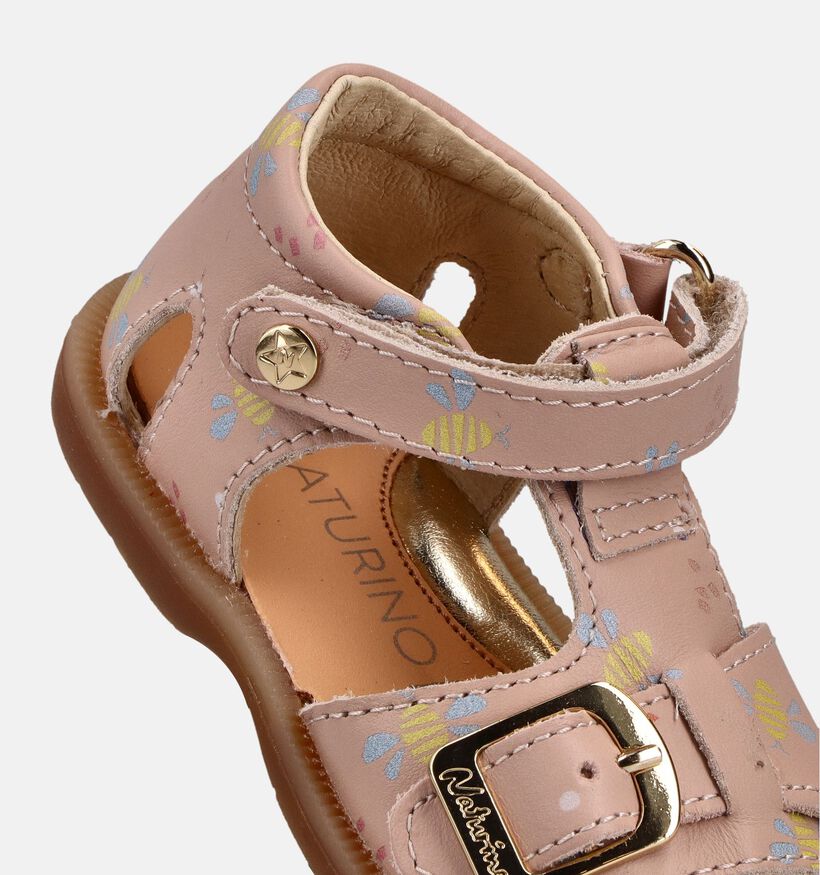 Naturino Quarzo Calf Roze Babysandalen voor meisjes (371571)