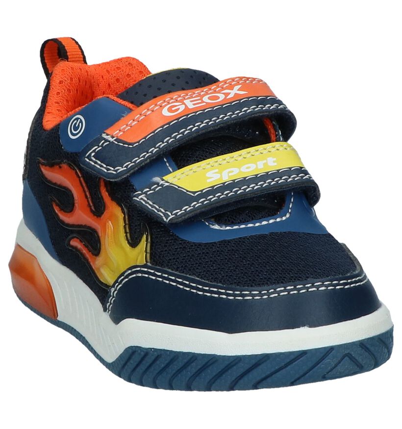 Donkerblauwe Sneakers Geox in stof (237938)