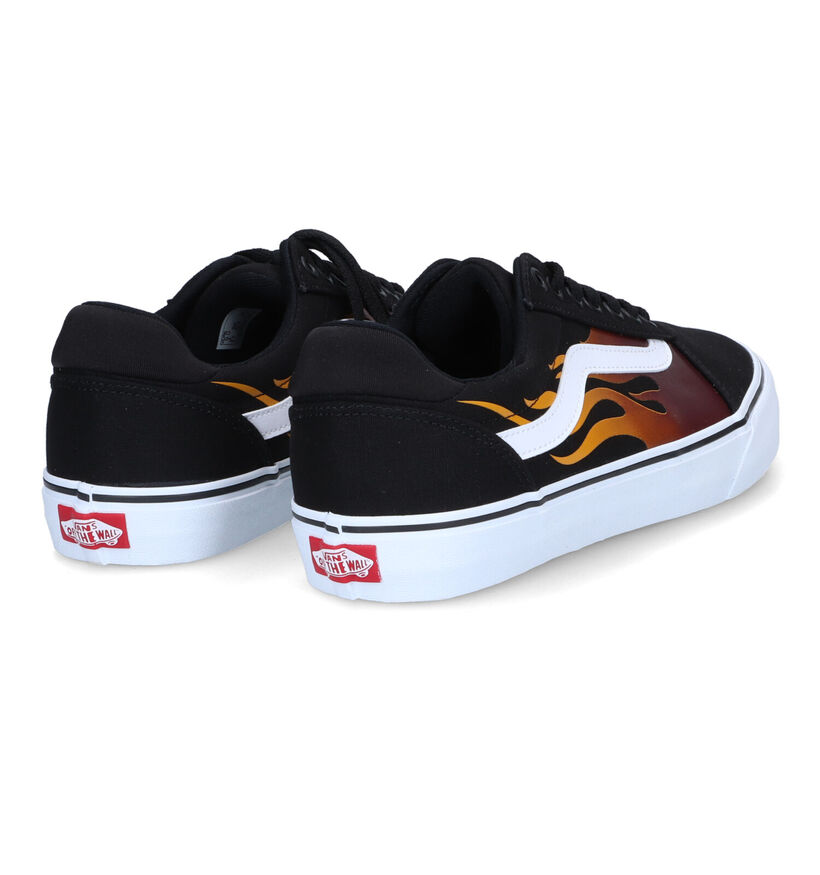 Vans Ward Deluxe Baskets en Noir en textile (312679)