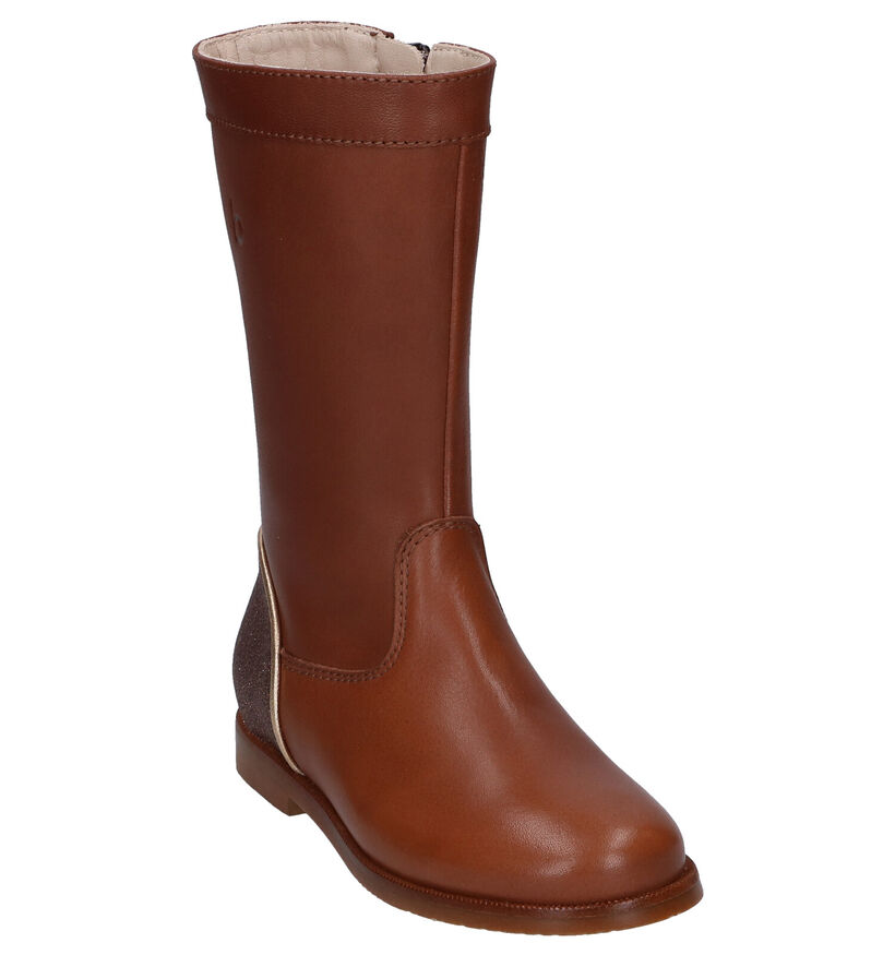 Beberlis Bottes hautes en Cognac pour filles (297356)