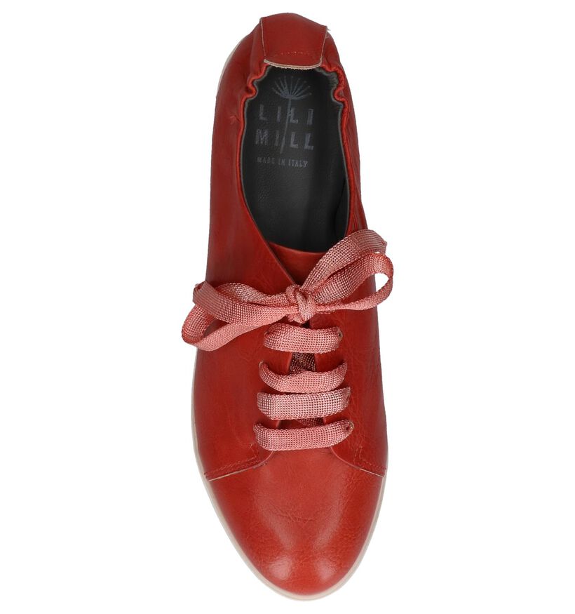 Lilimill Chaussures à lacets  (Rouge), , pdp