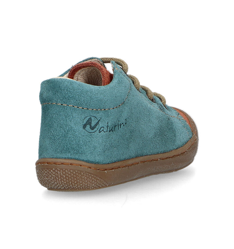 Naturino Cocoon Suede Bruine Babyschoentjes voor meisjes, jongens (355489) - geschikt voor steunzolen