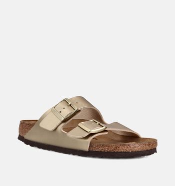 Birkenstock Arizona Slippers White/Gold/Silver/Copper