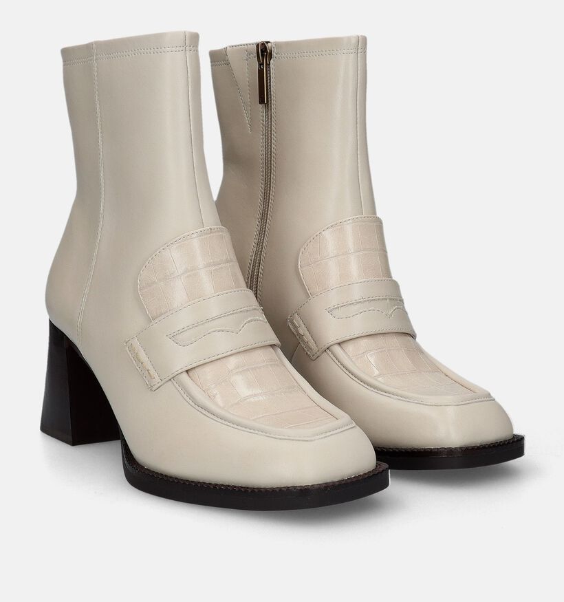 Tamaris Bottines à talons en Beige clair pour femmes (328335)