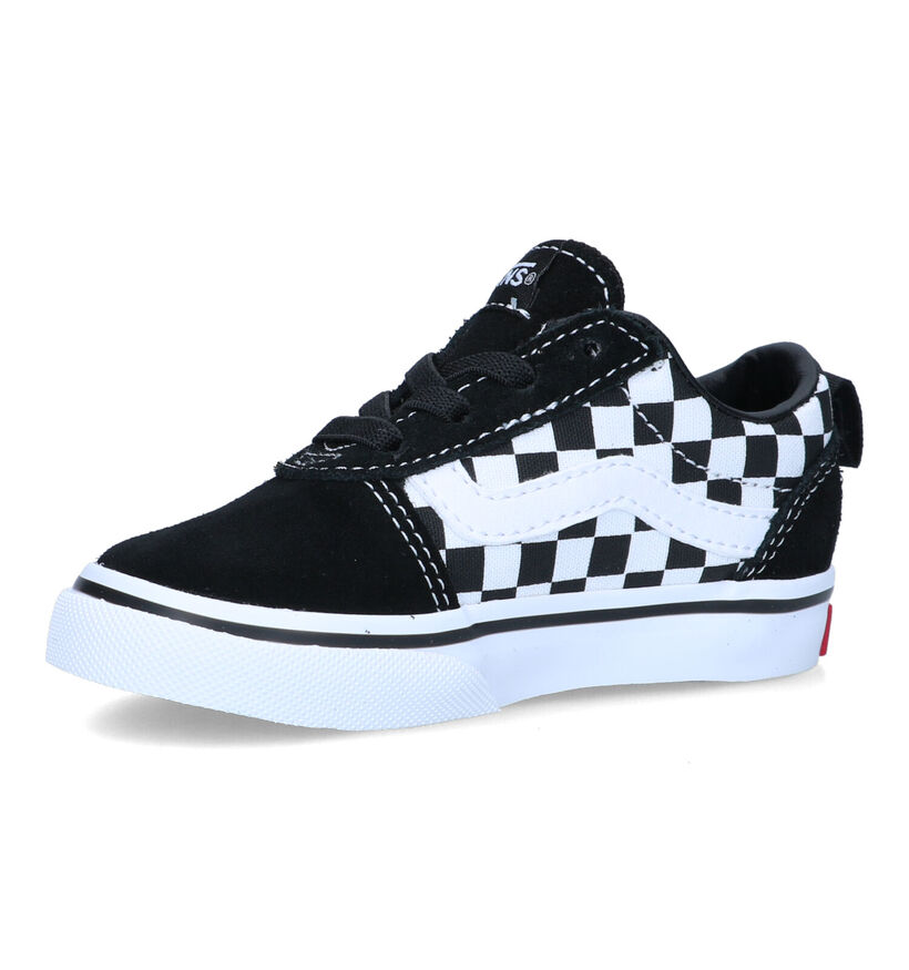 Vans TD Ward Zwarte Slip-on Sneakers voor jongens, meisjes (321087)