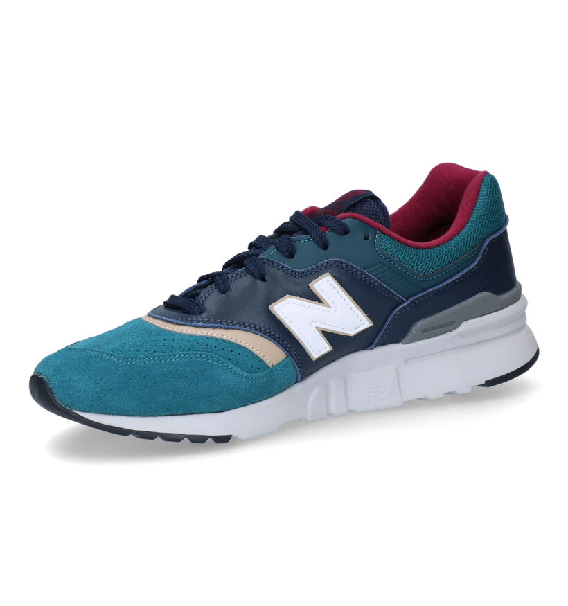 New Balance CM997 Baskets en Turquoise pour hommes (293662) - pour semelles orthopédiques