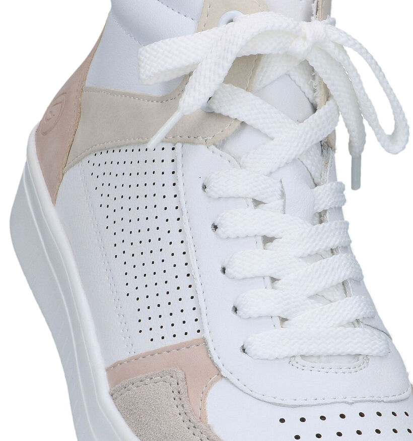 Remonte Witte Sneakers voor dames (320243) - geschikt voor steunzolen