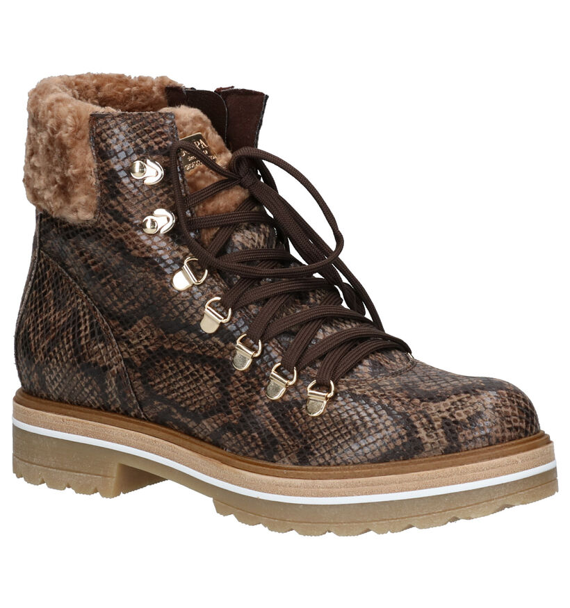 Scapa Felize Bruine Boots in kunstleer (259176)