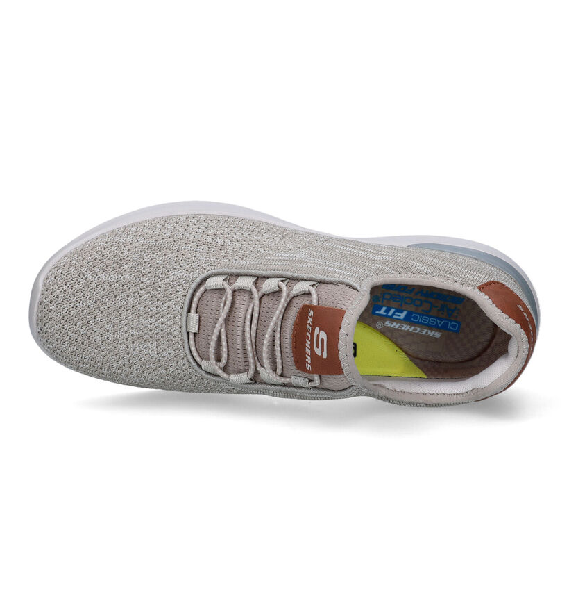 Skechers Lattimore Coringa Taupe Slip-on sneakers voor heren (351871)