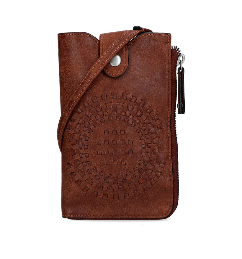 Suri Frey Cognac Crossbody Telefoontasje voor dames (327610)