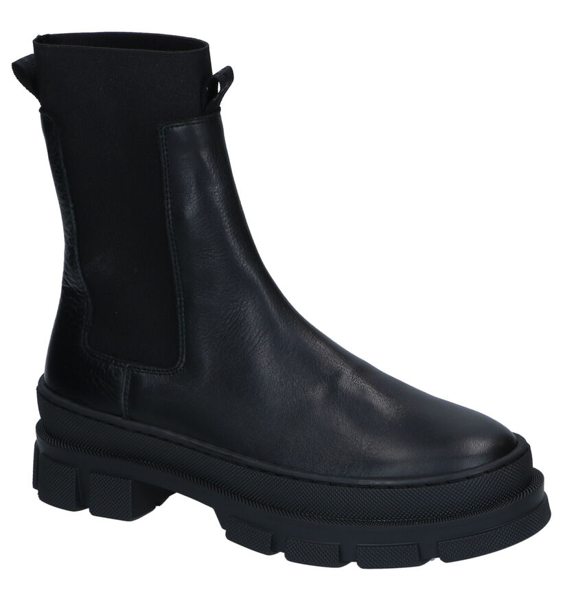 Tango Romy Bottines Chelsea en Noir en cuir (299279)