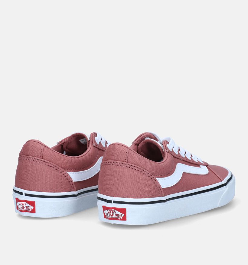 Vans Ward Baskets de skate en Rose pour femmes (327993)