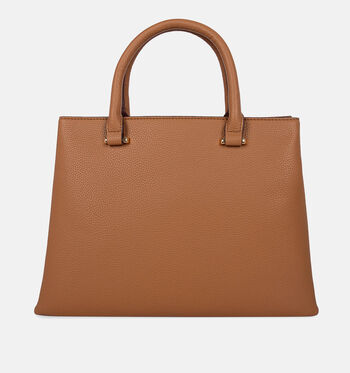 Laurent David Handtassen Cognac/Blauw