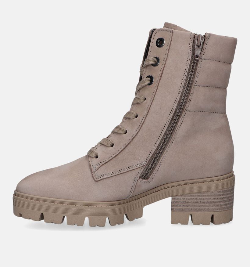 Gabor OptiFit Beige Bottines voor dames (331202) - geschikt voor steunzolen