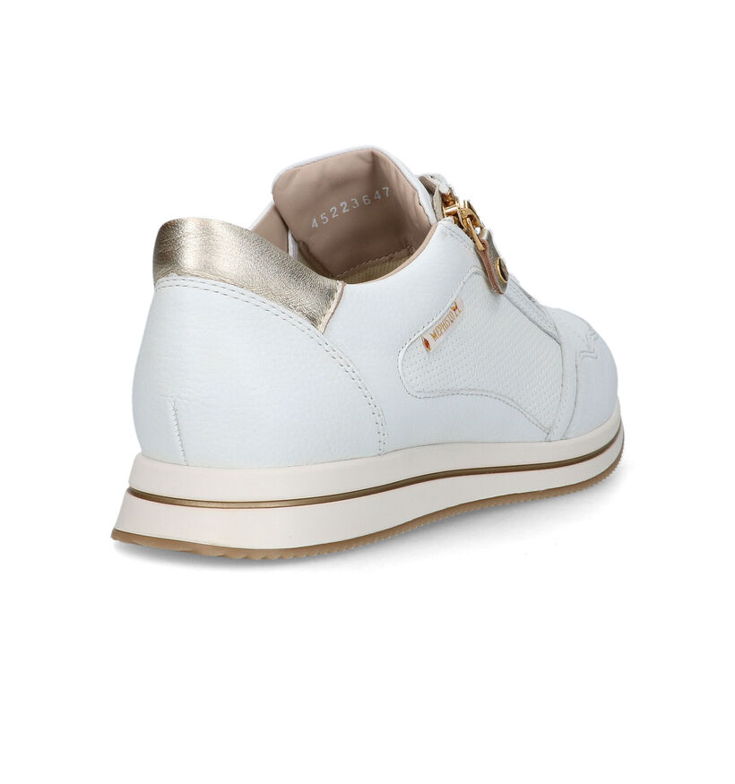 Mephisto Leeni Witte Sneakers voor dames (354286) - geschikt voor steunzolen