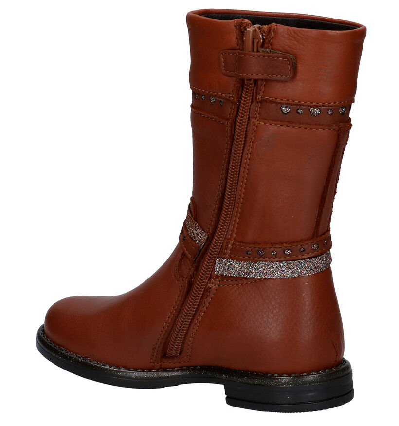 Little David Jenia Cognac Laarzen in leer (298557)