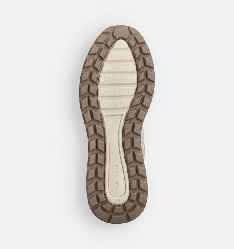 Tamaris Boots à lacets en Beige pour femmes (362753) - pour semelles orthopédiques