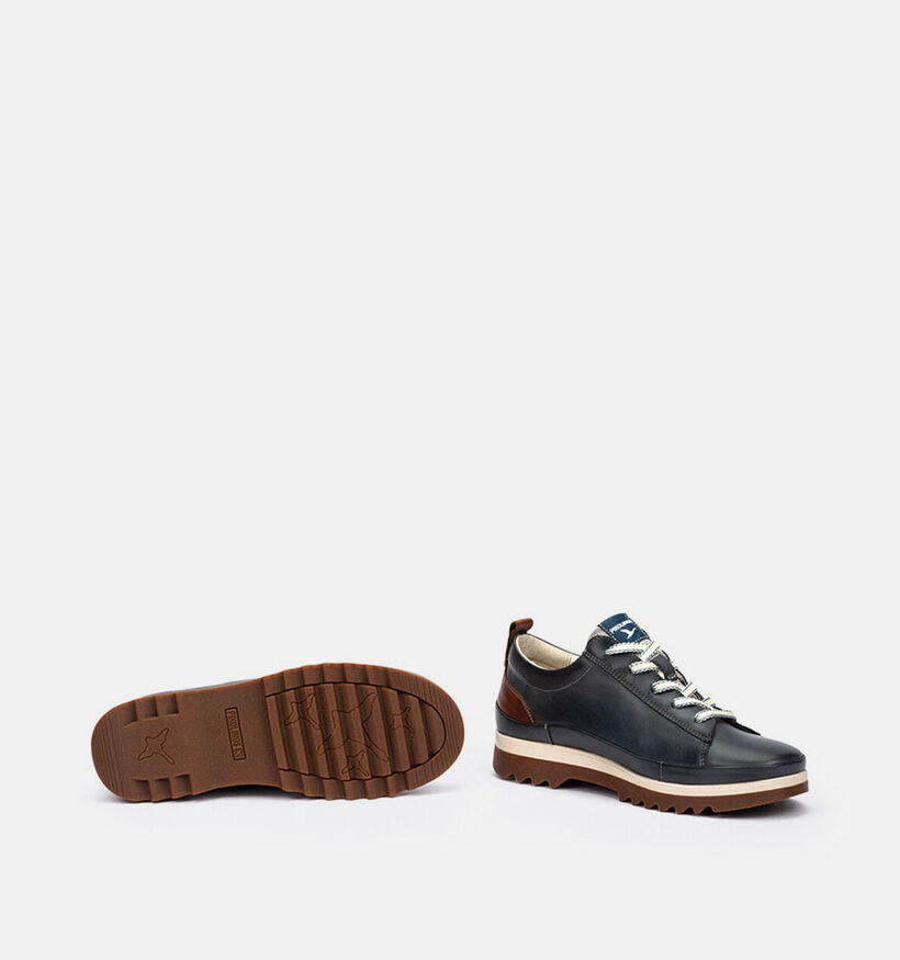 Pikolinos Vigo Chaussures &agrave; lacets en Bleu fonc&eacute; pour femmes (379229) - pour semelles orthop&eacute;diques