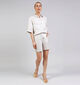 Minus Juno Linnen Beige Short voor dames (374237)