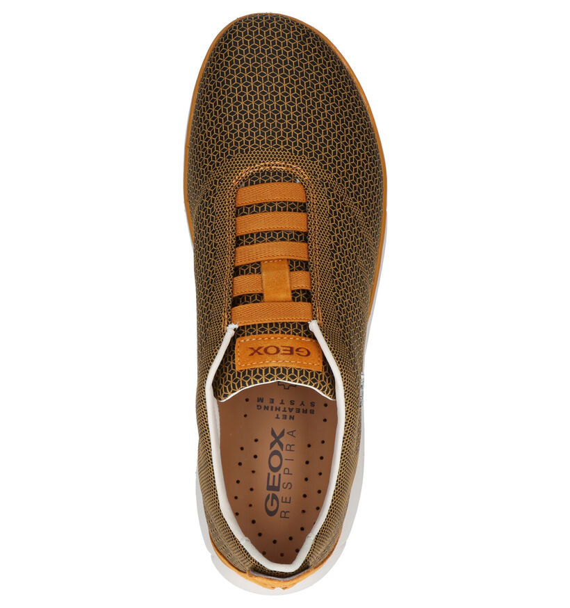 Geox Nebula Gele Instappers in stof (275506)